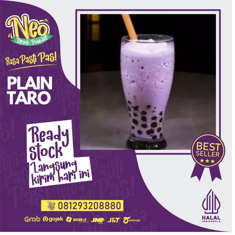 Jual Bubuk Minuman Rasa Plain Taro 1 Kg Plain Taro Powder Bubuk Rasa