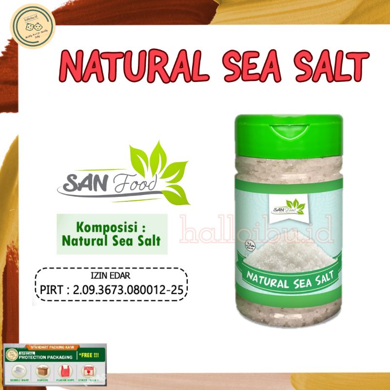 Jual Sanfood Sea Salt 100 Gr Garam Laut Alami Shopee Indonesia