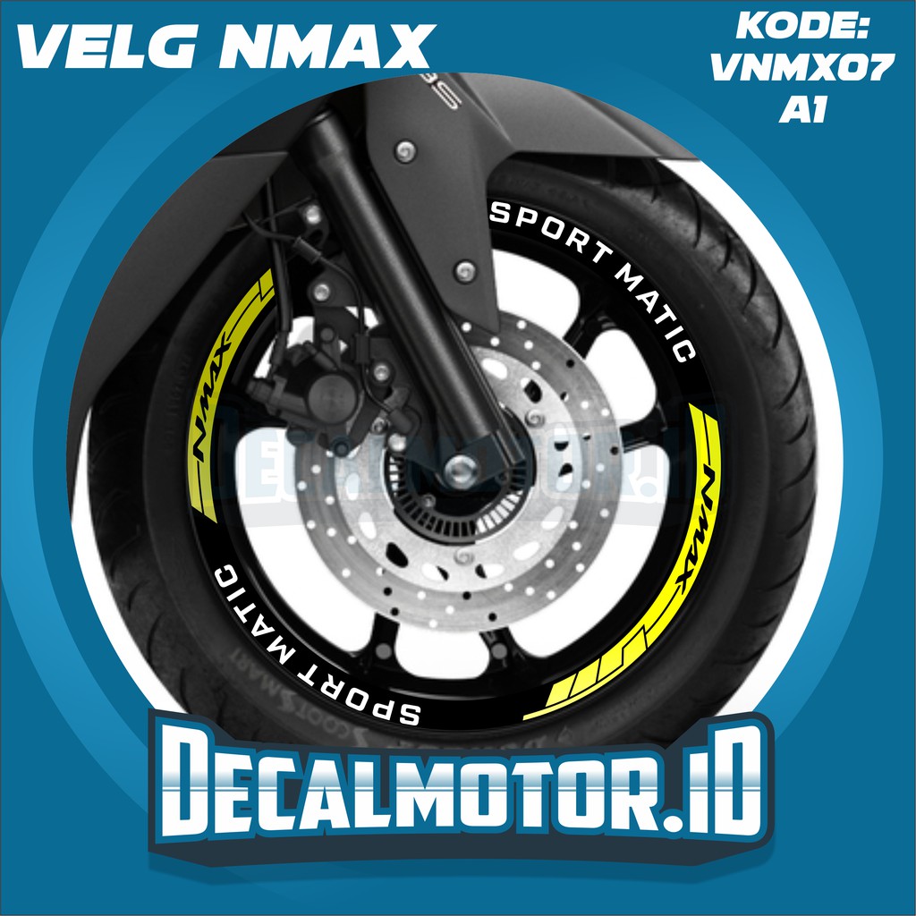 Jual Stiker Velg Nmax Yamaha Custom Racing Lis Velg Yamaha Nmax Sticker