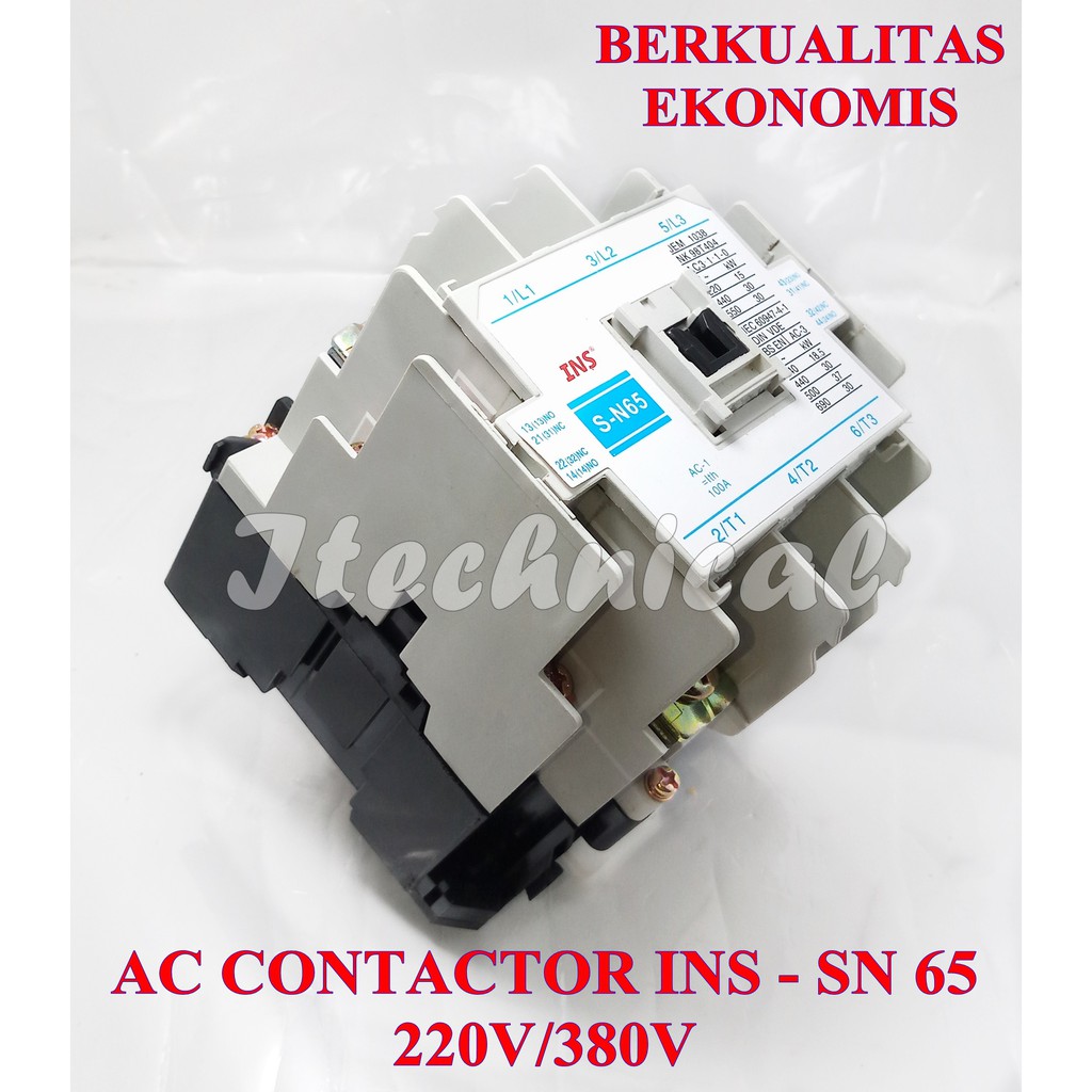 Jual MAGNETIC CONTACTOR SN 65 220V 380V AC KONTAKTOR SN 65 220VAC 380