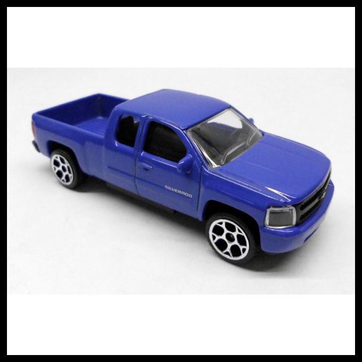 Jual Majorette Street Cars Chevrolet Silverado Blue Vel Bulat