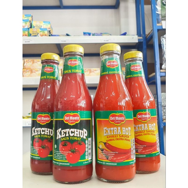 Jual Delmonte Saus Sambal Botol Delmonte Saus Tomat Botol 330Ml