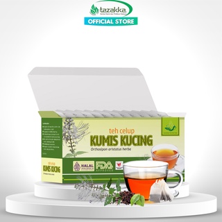 Jual Tazakka Teh Daun Kumis Kucing Asli Herbal Original Halal Isi 20