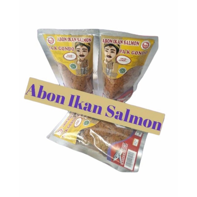 Jual Abon Ikan Salmon Gram Pak Gondo Shopee Indonesia