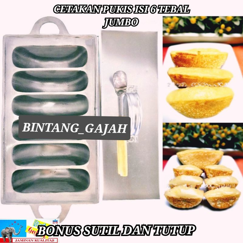 Jual Cetakan Kue Pukis Isi Tebal Jumbo Bonus Tutup Dan Sutil Kue