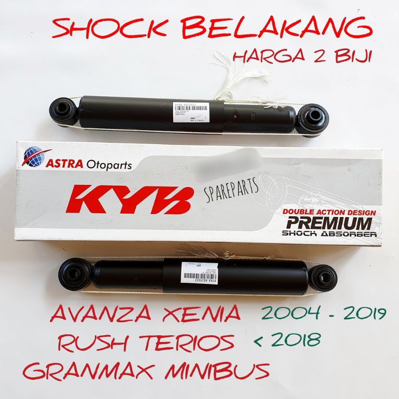 Jual Shockbreaker Belakang Avanza Xenia Grandmax Merk Kayaba Harga Per