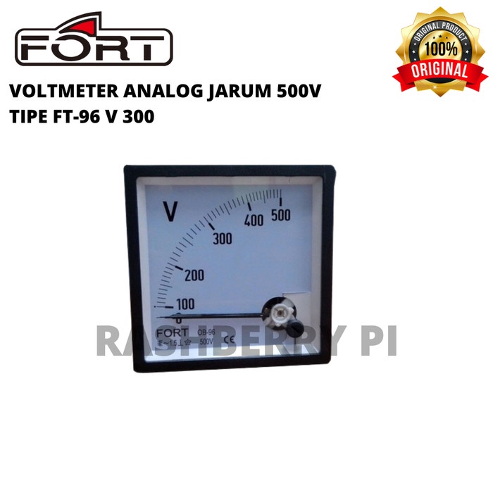 Jual Voltmeter Analog Jarum V Fort Tipe Ft V Shopee Indonesia