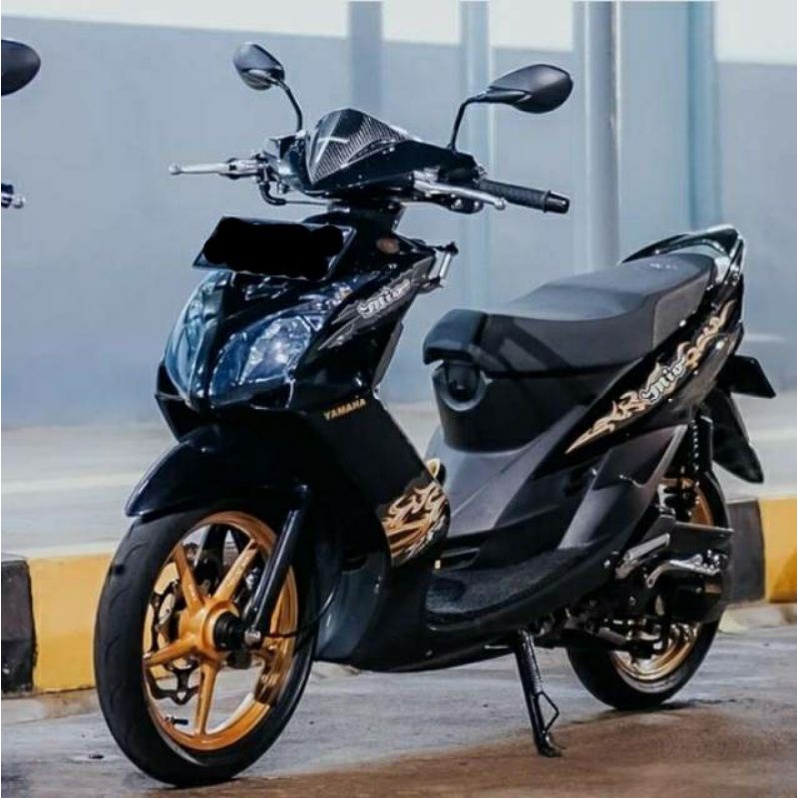 Jual Striping Sticker Yamaha Mio Soul Dragon Black Gold Edition