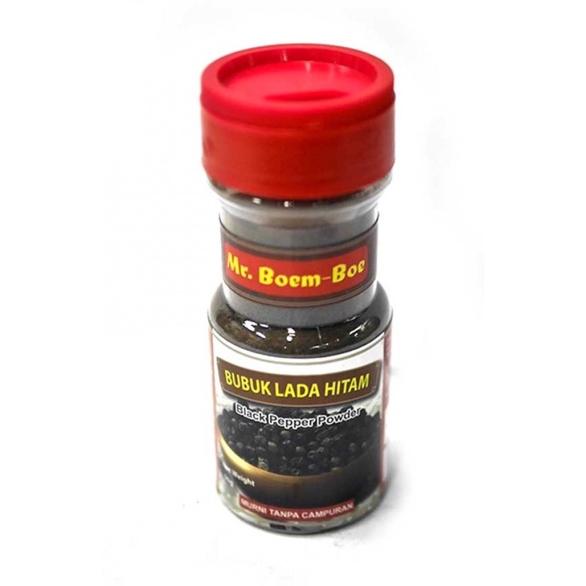 Jual MR BOEM BOE BUBUK LADA HITAM 50GR Shopee Indonesia