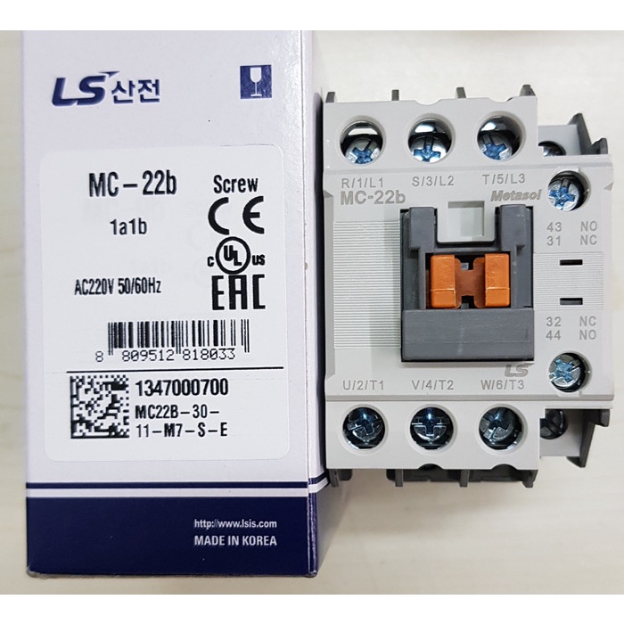 Jual MAGNETIC CONTACTOR LS MC 22B 3POLE 220V Shopee Indonesia