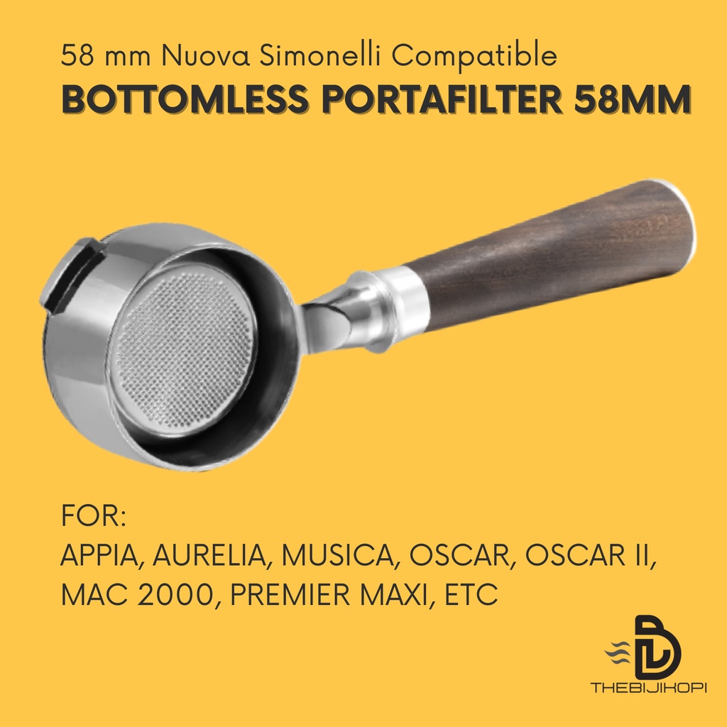 Jual BOTTOMLESS PORTAFILTER NAKED PORTAFILTER NUOVA SIMONELLI 58 MM