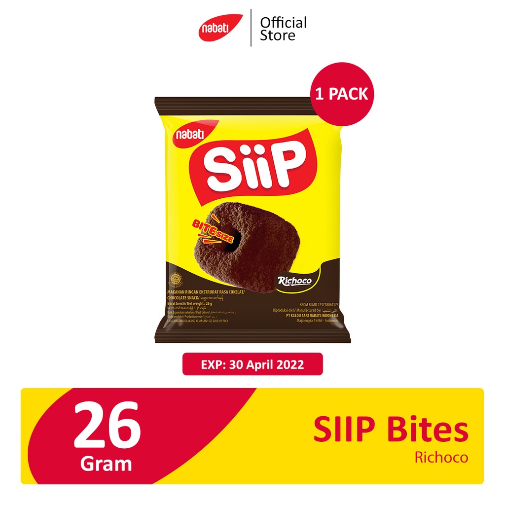 Jual SIIP Bites Richoco 24g 3 Pack Shopee Indonesia