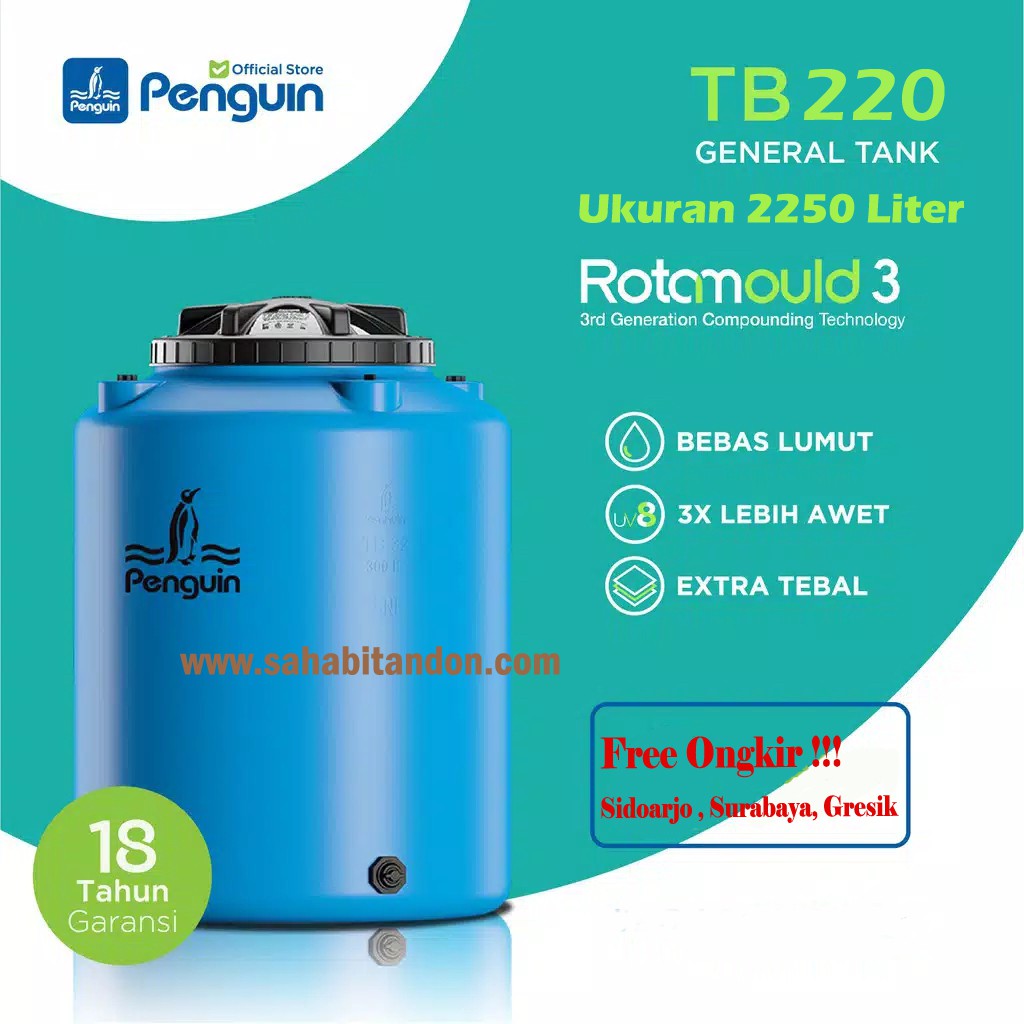 Jual Tandon Air Tangki Air Toren Air Penguin Pinguin Rotamould