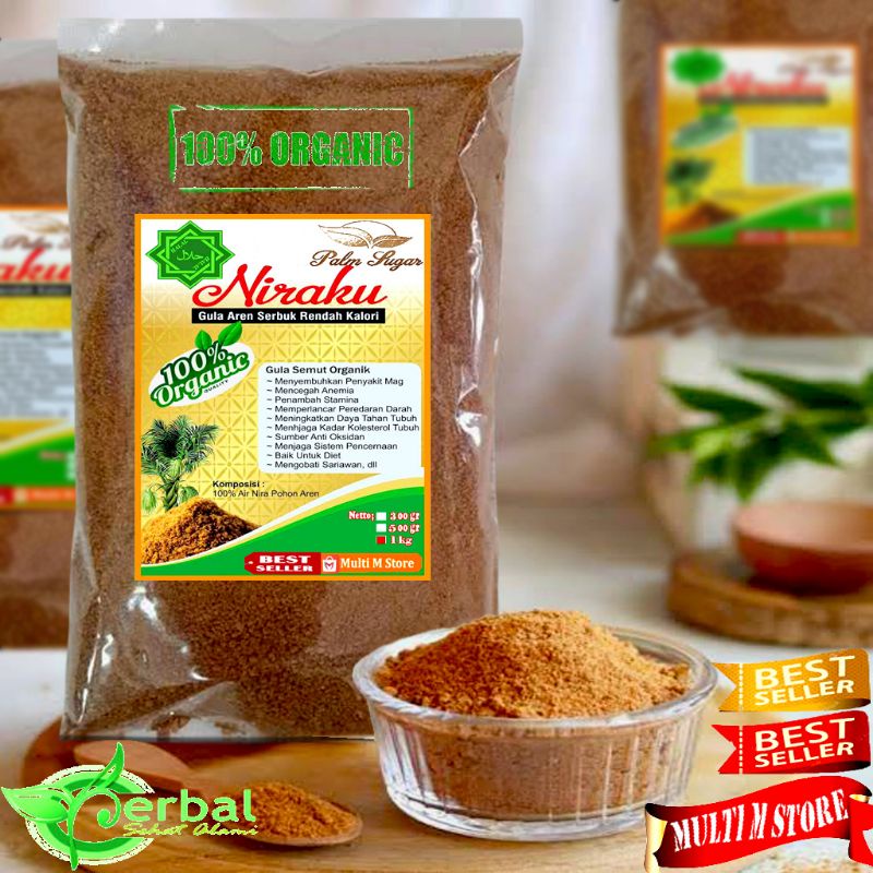 Jual Gula Aren Semut Asli Kg Arenga Sugar Gula Rendah Kalori Non