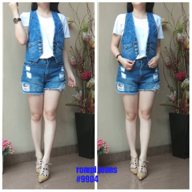 Jual Rompi Jeans Shopee Indonesia