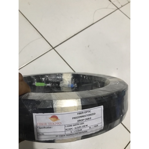 Jual Kabel Fo Meter Siap Pakai Dropcore Ftth Precon Core Sc Apc