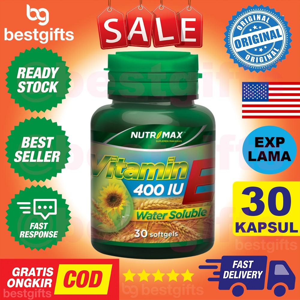 Jual Nutrimax Vitamin E Iu Vit E Iu Anti Oksidan Stress Pms