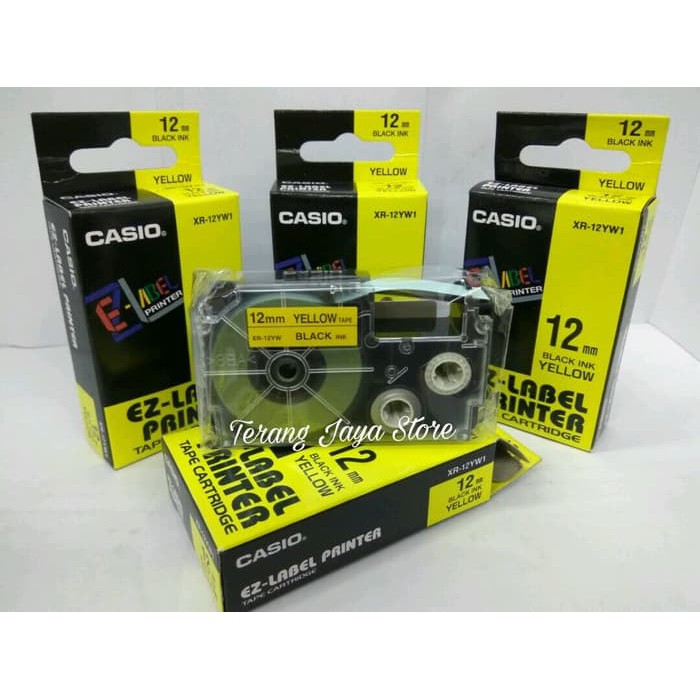 Jual Casio Ez Label Printer Black Ink Yellow Xr Yw Label Casio Mm