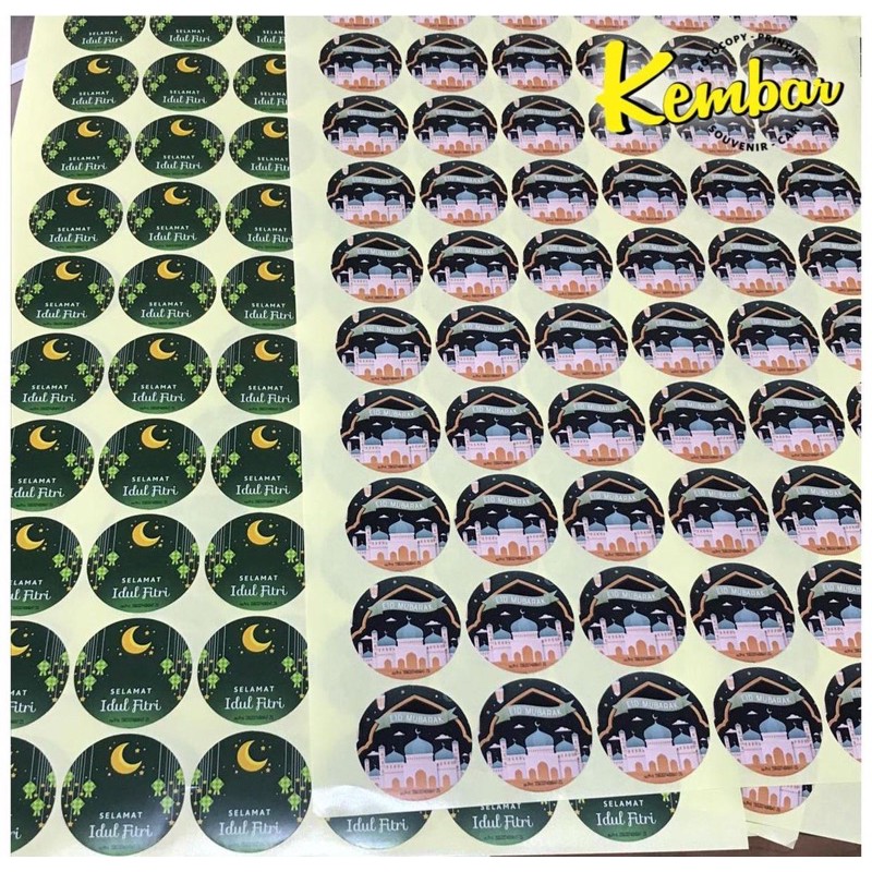 Jual CETAK STIKER VYNIL MATTE ATAU GLOSSY TRANSPARANT LABEL ANTI AIR