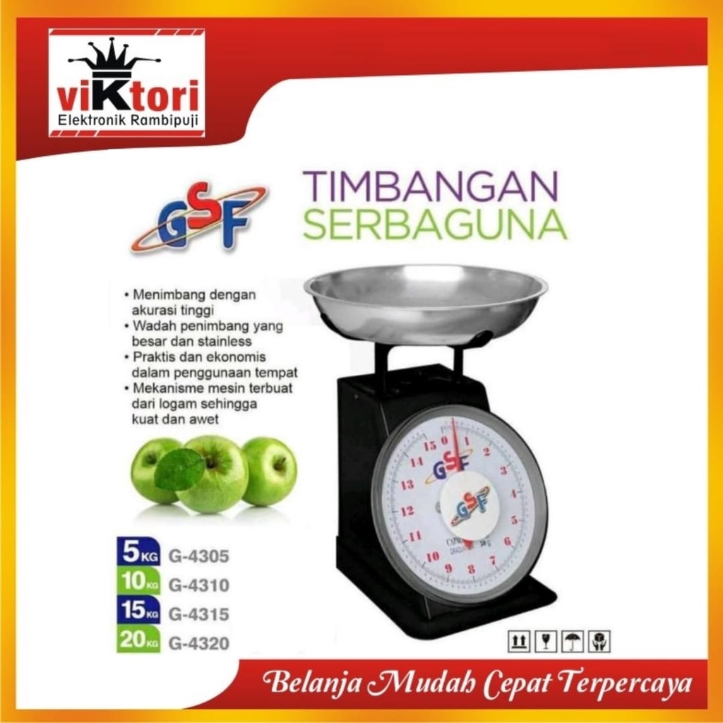 Jual Timbangan Gsf Kg Kg Kg Kg Timbangan Buah Timbangan