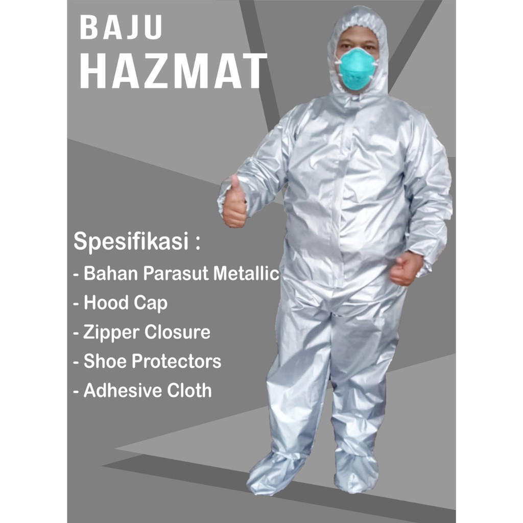 Jual Hazmat Parasut Metalic Baju APD Alat Pelindung Diri Indonesia