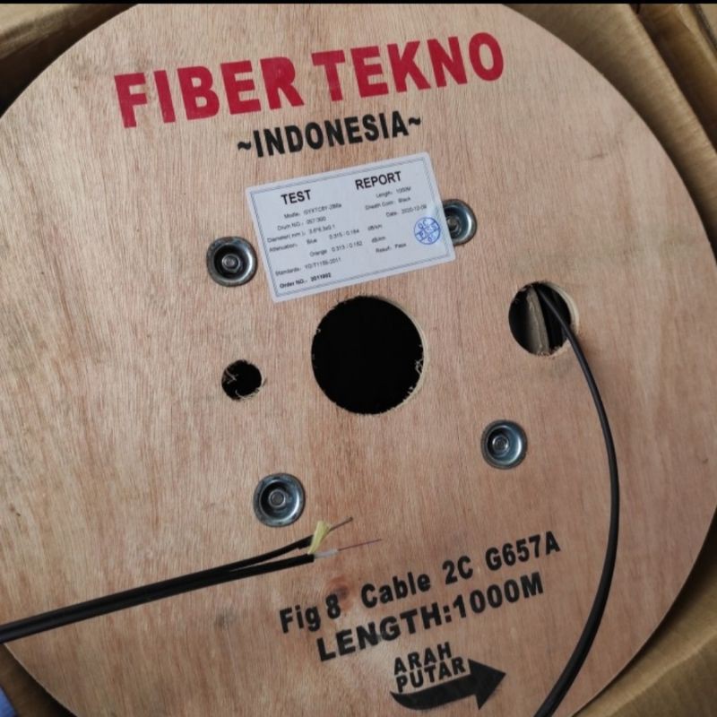 Jual Kabel Dropcore Core Fig Outdoor Meter Merk Fiber Tekno