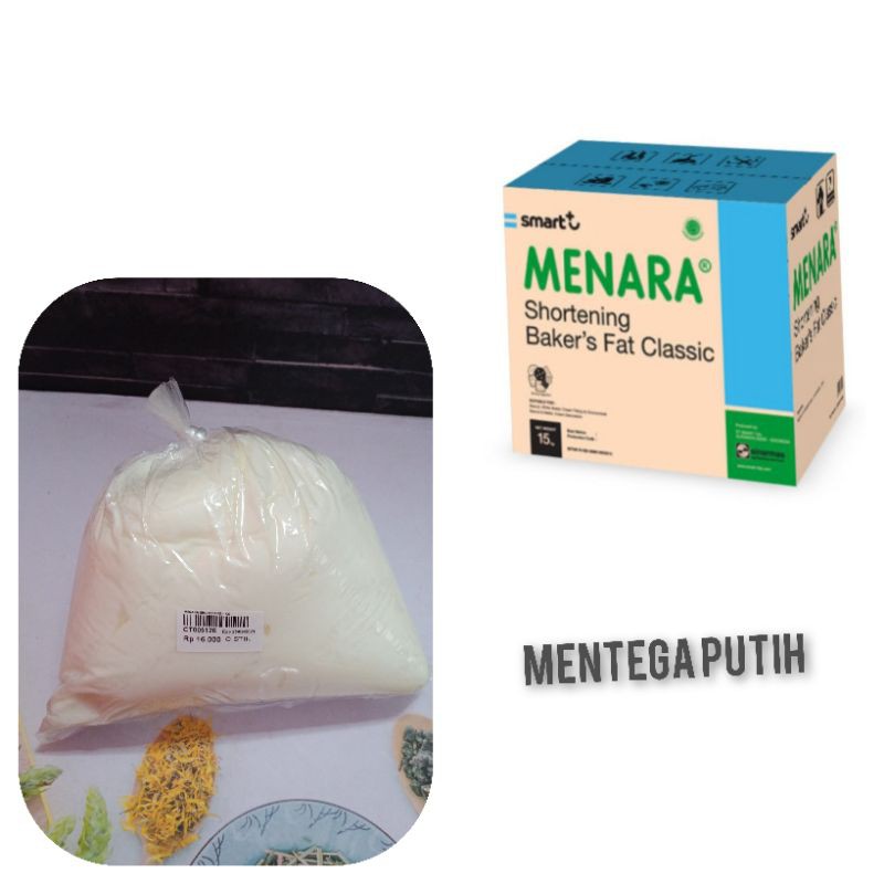 Jual Menara Shortening Repack 1 Kg Mentega Putih Shopee Indonesia