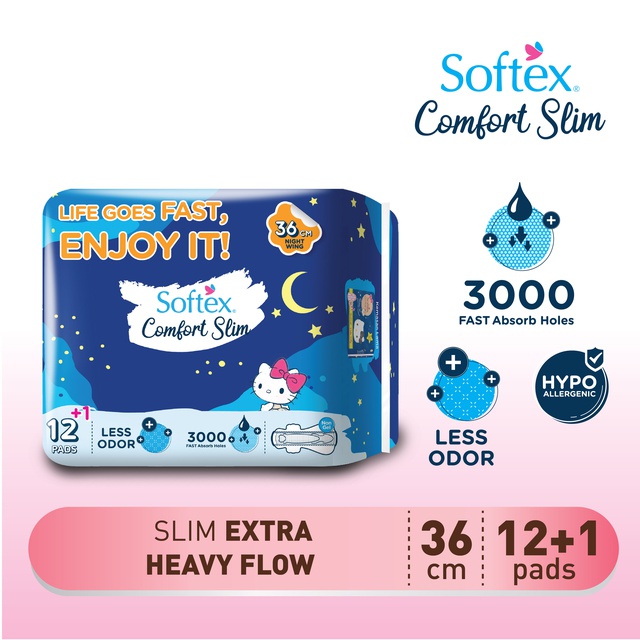 Jual Softex Pembalut Comfort Slim Cm Pcs Indonesia Shopee