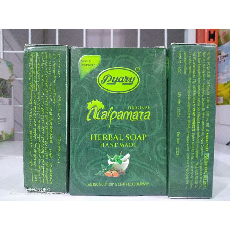 Jual Sabun Pyary Nalpamara Sabun Jerawat 100 Jerbal Shopee Indonesia