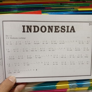 Jual Buku Lagu Kumpulan Lengkap Lagu Wajib Indonesia Hvs Putih