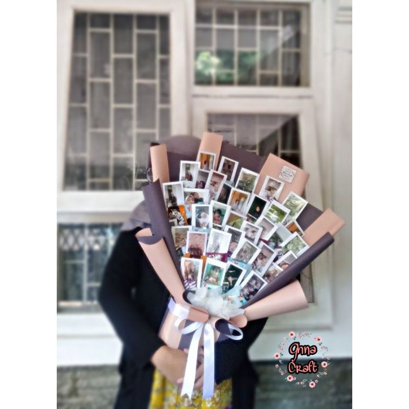 Jual Buket Foto Polaroid Bouquet Snack Jumbo Besar Indonesia Shopee