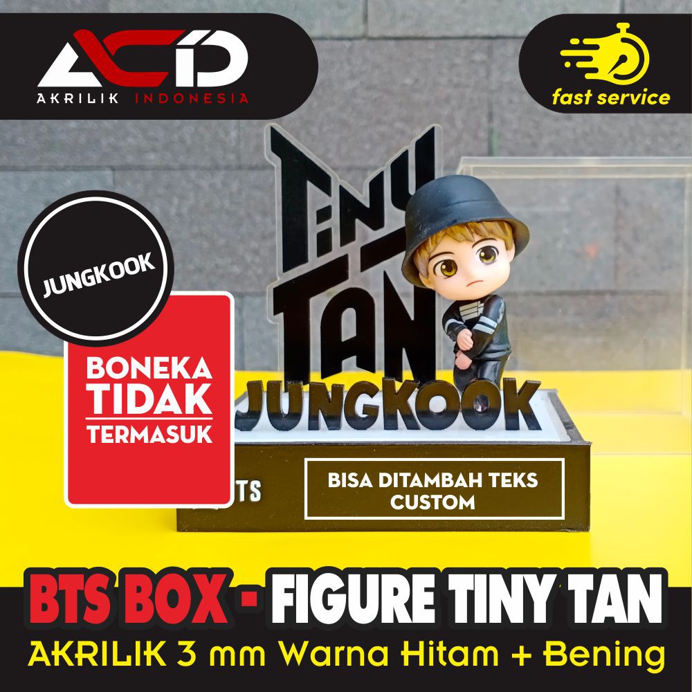 Jual Bts Box Tiny Tan Figure Akrilik Mm Jungkook Shopee Indonesia