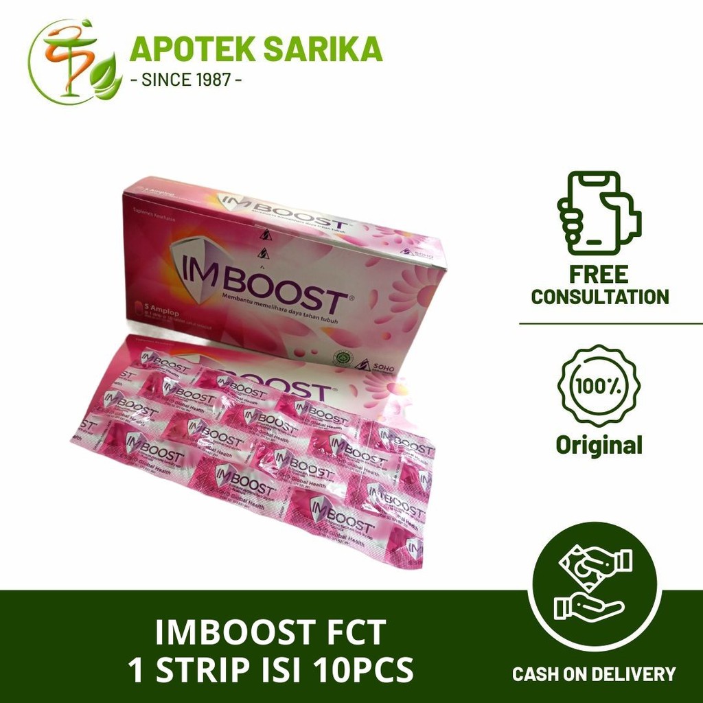 Jual Imboost Tablet Kemasan Strip Isi Tablet Shopee Indonesia