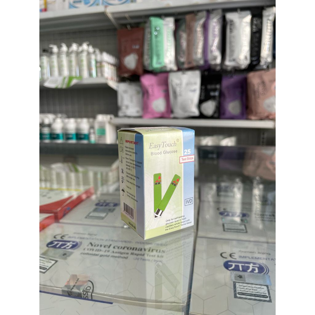 Jual Easy Touch Test Strip Blood Glucose Gula Darah Shopee Indonesia