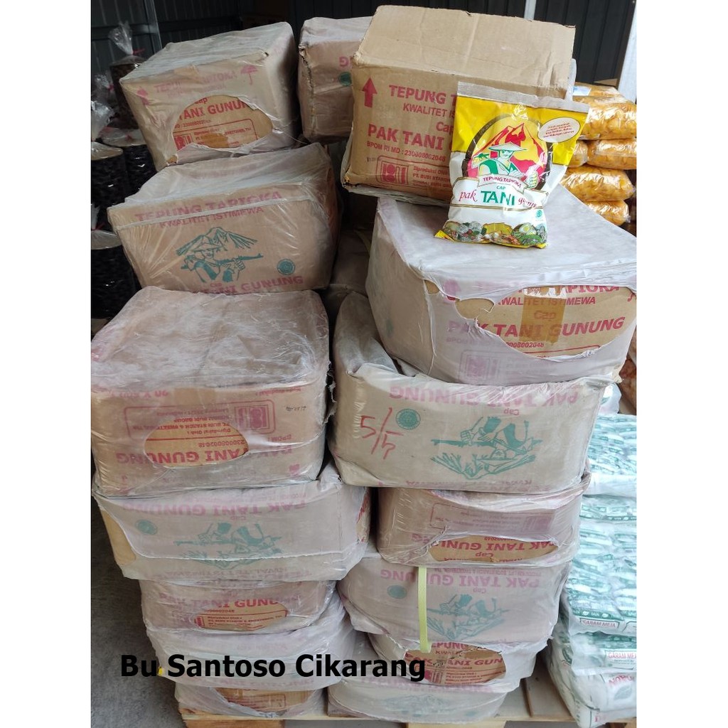 Jual Tepung Tapioka Sagu Cap Pak Tani Gunung 500 Gr Shopee Indonesia