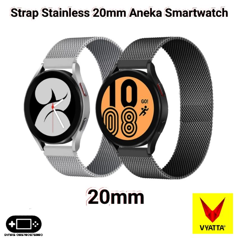 Jual Strap Stainless Steel 20mm Vyatta Fitme Champ Soul Coros Pace 2