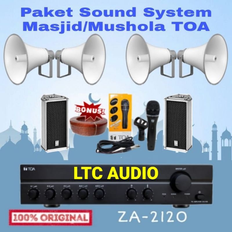 Jual Paket Sound System Mushola Masjid Toa Original Luar Dalam