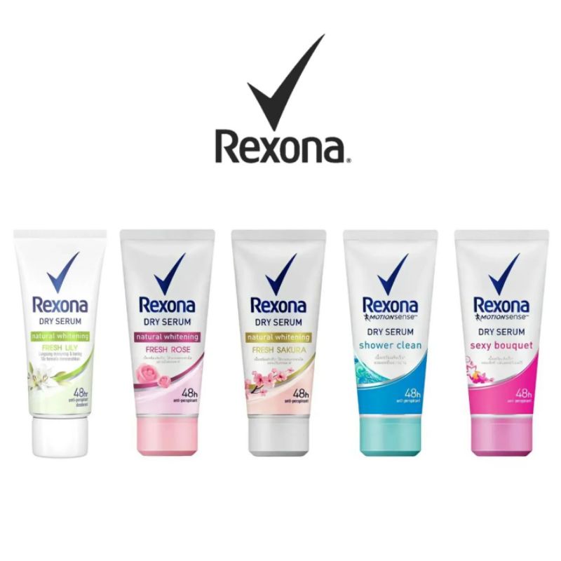 Jual REXONA Dry Serum Natural Whitening Anti Perspirant Deodorant