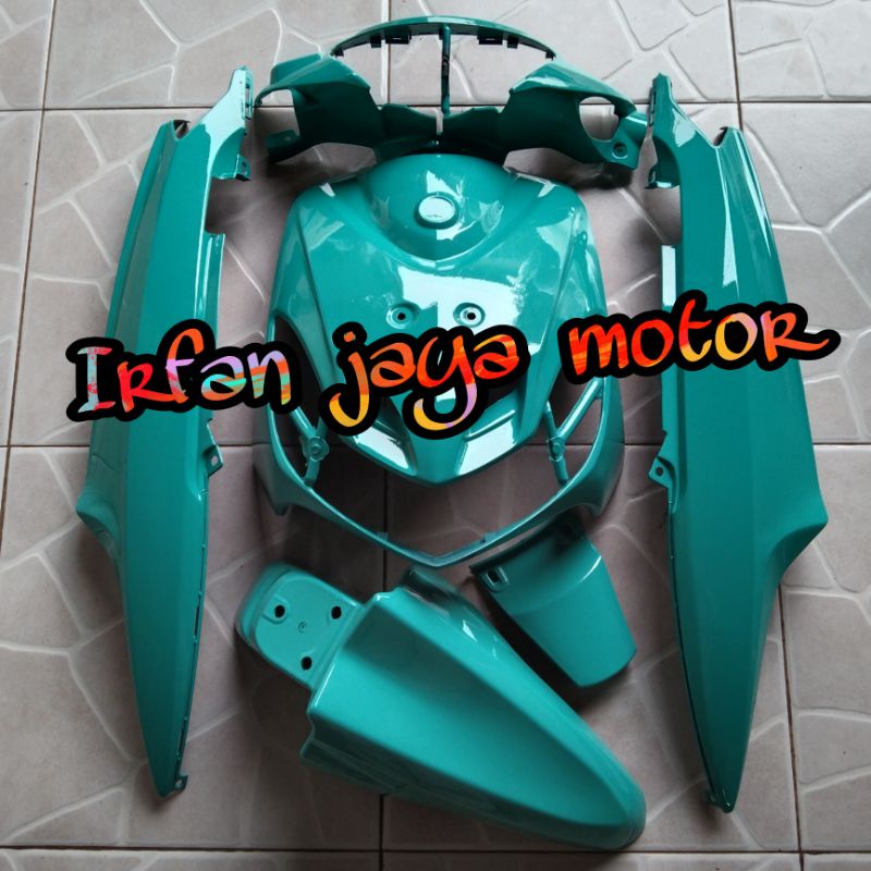 Jual Cover Body Full Halus Yamaha Mio Smile Hijau Tosca Castem Shopee