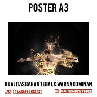 Jual POSTER ONE PIECE A3 POSTER CUSTOM Shopee Indonesia