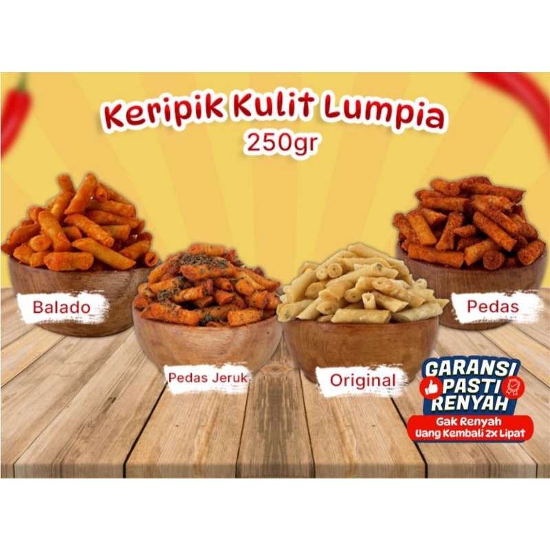 Jual Kulpi Kulit Lumpia Goreng 250 Gr Kulpi Pedas Kulpi Goreng