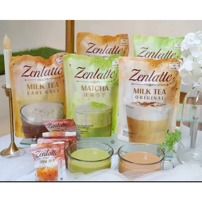 Jual Minuman Bubuk Zenlatte Aneka Varian 1renceng 10sachet Shopee