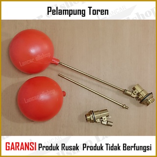 Jual Pelampung Bola Tangki Air Inci Kuningan Floating Valve Toren