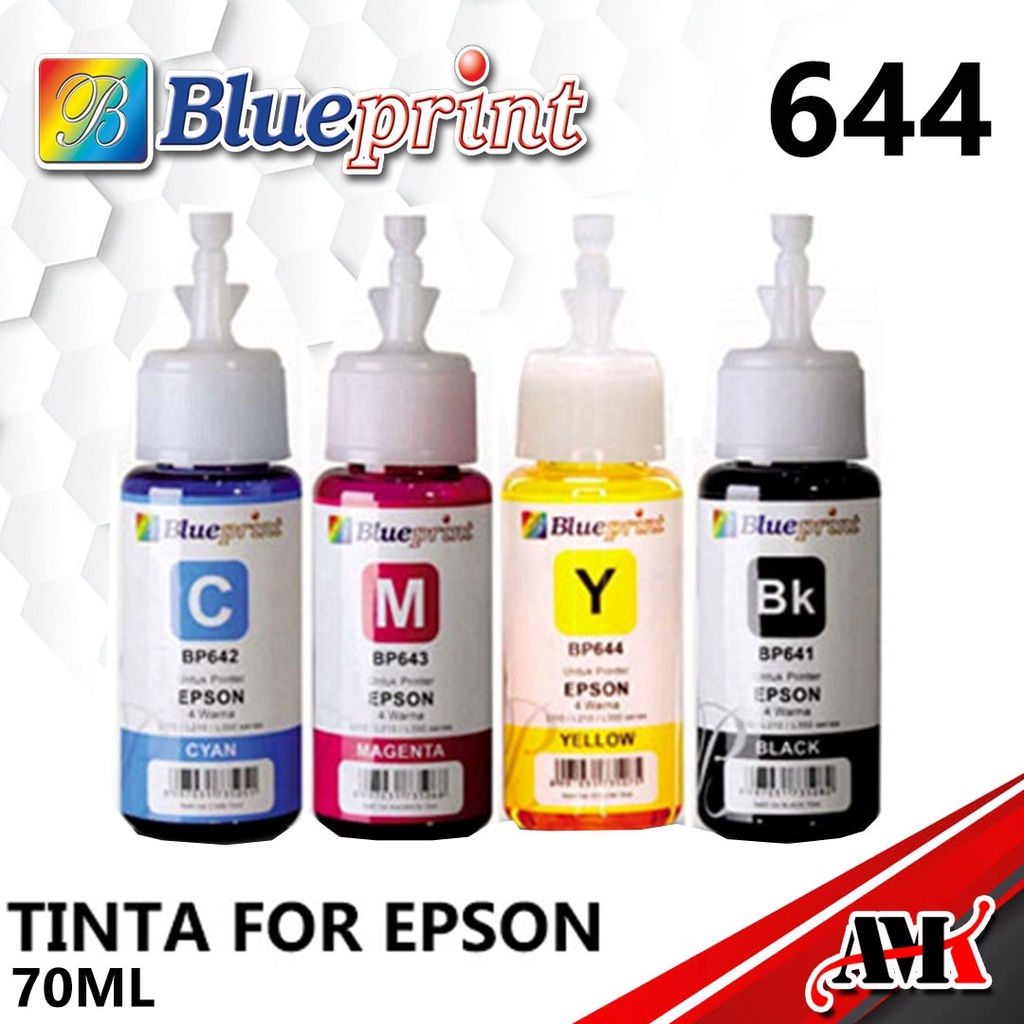 Jual Tinta Epson 664 70ml Blueprint Tinta Blueprint 664 70ml Epson