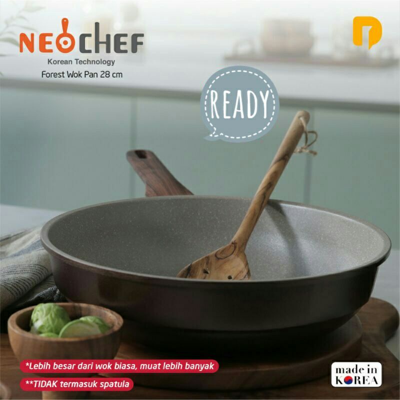 Jual Neochef Forest Wok Pan 28 Cm Shopee Indonesia