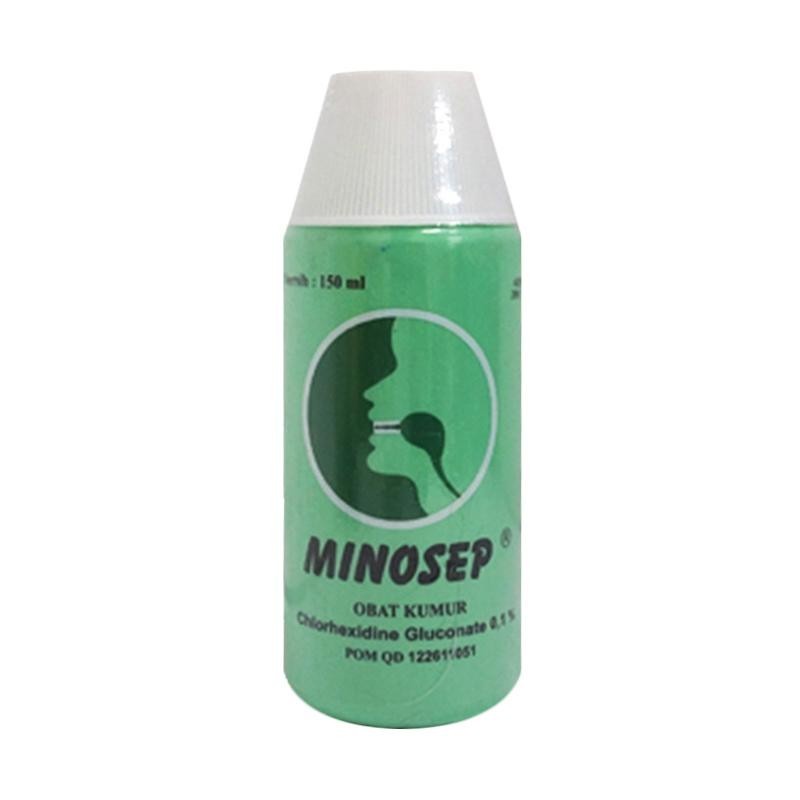 Jual OBAT KUMUR MINOSEP CHLORHEXIDINE GLUCONATE 0 1 ISI 150 ML