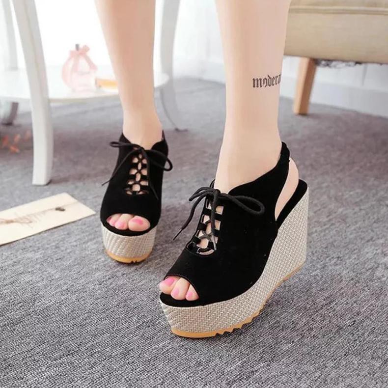 Sepatu Wedges Wanita Yang Cantik Kekinian Di Indonesia