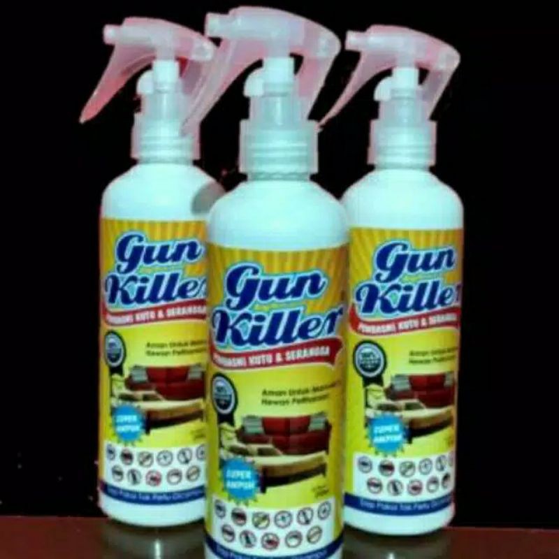 Jual GUN KILLER OBAT PEMBASMI KUTU KASUR DAN SOFA TUMBILA TUNGAU