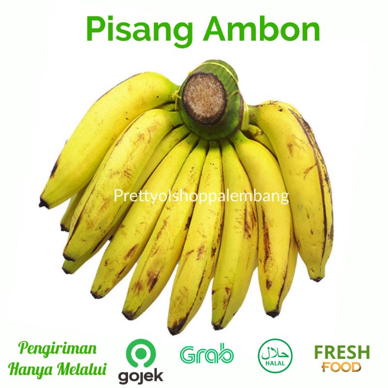 Jual PISANG AMBON 1 SISIR POS SAYUR BUAH IKAN SEGAR PALEMBANG