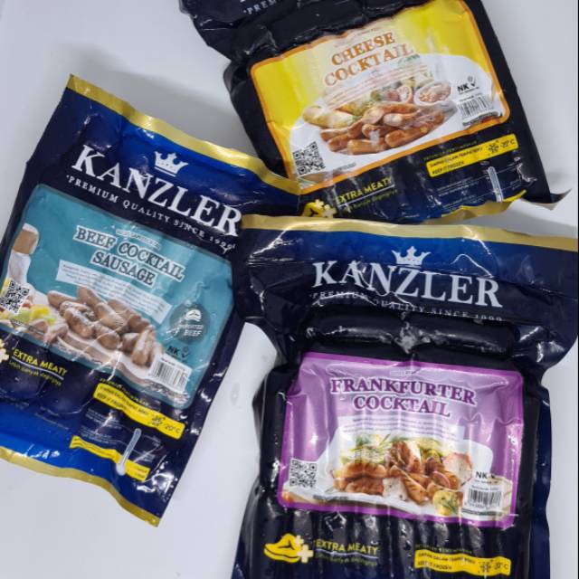 Jual Kanzler Beef Cheese Frankfurter Cocktail Sausage Sosis Sapi